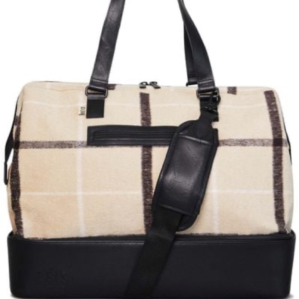 COPY - Beis Plaid Weekender Bag